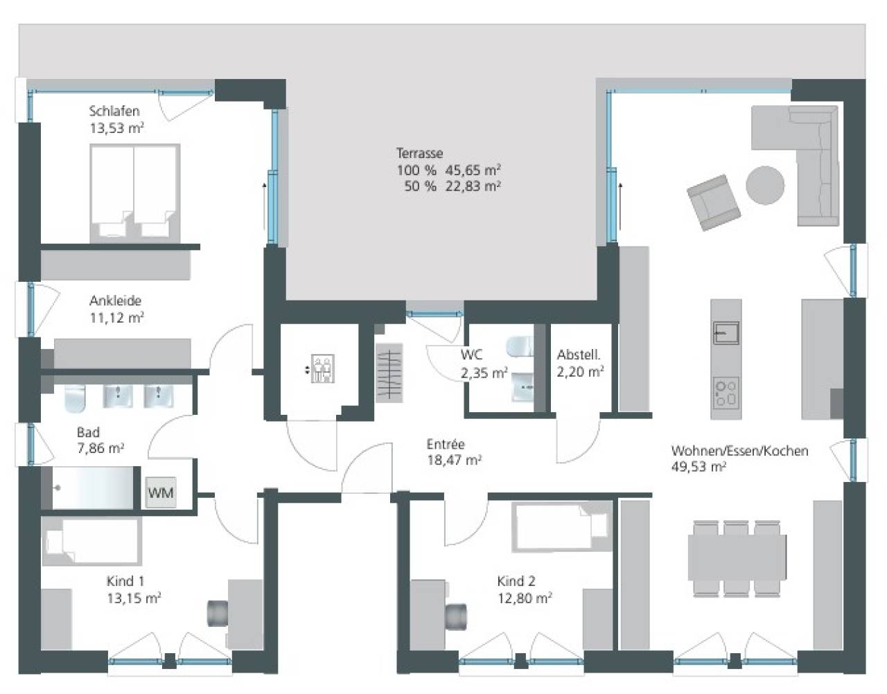 Exklusiver Erstbezug | Penthouse zwischen Innenstadt, Donau und Friedrichsau - Photo 4
